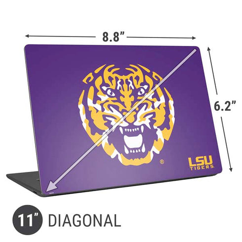 Louisiana State University - LSU Purple Tiger Mascot Universal Laptop 11in (8.8 x 6.2in) Skin